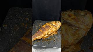 Grilled Fish ASMR Cooking shorts cooking asmr recipe crunchytreats sounds fish [upl. by Anawit]