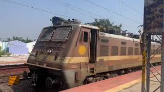 17229 Thiruvananthapuram Hyderabad Sabari Express Passes Yadadri Raigir Station [upl. by Auqined]