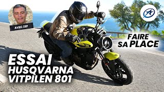 Husqvarna Vitpilen 801  Essai 2024  Faire sa place [upl. by Colville663]