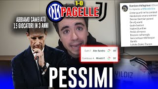 INZAGHI BULLIZZA ALLEGRI CAMBI ILLOGICI LINUTILE ALIBI SUI GIOVANI Inter Juventus 10  Pagelle [upl. by Ami]