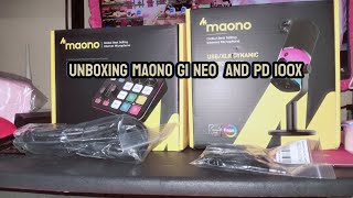 UNBOXING MAONO G1 NEOPD 100X FOAMMY [upl. by Berthe107]