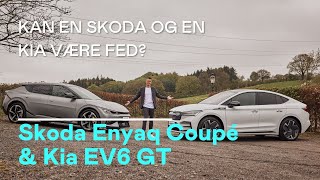 Fede Firmabiler Skoda Enyaq Coupé VS Kia EV6 GT [upl. by Egiap]