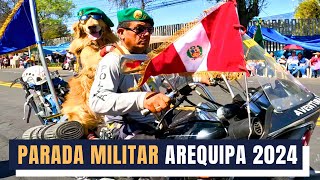 Lo mejor de la parada militar de Arequipa 2024 [upl. by Ashley]