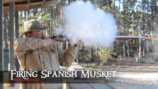 Firing Spanish Miquelet Musket [upl. by Kaehpos690]