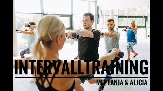 Intervalltraining mit Tanja amp Alicia [upl. by Vedis784]