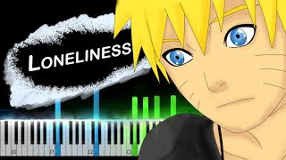 Naruto Shippūden OST  Loneliness Piano Tutorial [upl. by Giorgio]