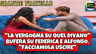 Grande Fratello Federica e Alfonso al capolinea pianti accuse e caos [upl. by Guinevere747]