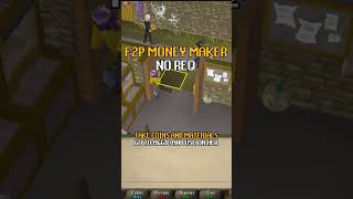 F2P Money Maker NO REQ OSRS oldschoolrunescape osrs runescape [upl. by Nerehs]