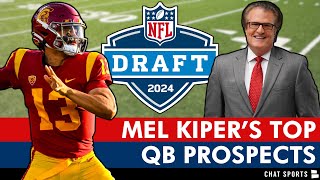 UPDATED Mel Kiper QB Rankings For 2023 NFL Draft  Top 10 QB Prospects Ft Caleb Williams Drake Maye [upl. by Shenan]