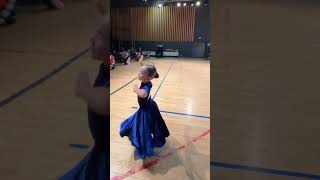 Our kids are at ballroom dancing competitions  Slow Waltz  Dance studio DUET [upl. by Souvaine]