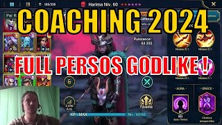 COACHING 2024 32 RTA SUR UN COMPTE GODLIKE   RAID SHADOW LEGENDS FR [upl. by Pollak]