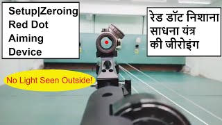 How to setup Red Dot Sight on Air Rifle  Easy Zeroing Red Dot Sight  Adjust Red Dot Aiming Device [upl. by Ynehpets584]