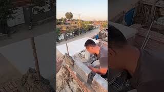 Roof eaves stone tile installation process [upl. by Mittel401]