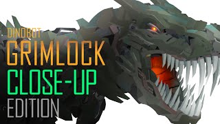 Dinobot GRIMLOCK Closeup Edition  Transformers Short Series [upl. by Ysnat]