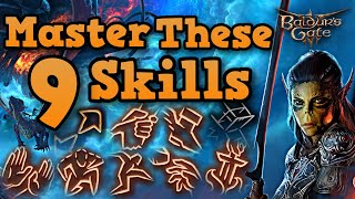 Baldurs Gate 3  Tips and Tricks For The 9 Skills Every Class in The Game Has [upl. by Annotahs]