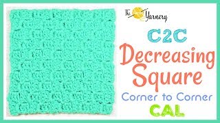 Corner to Corner C2C  Decreasing into a Square [upl. by Rosenkrantz815]