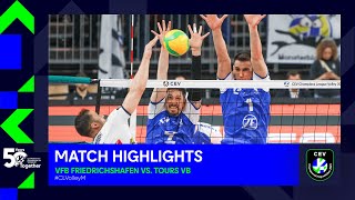 Highlights  VfB FRIEDRICHSHAFEN vs TOURS VB  CEV Champions League Volley 2023 [upl. by Eivol]