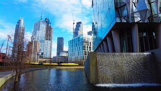 4K London Walk  Exploring Vauxhall  Sky Pool  Skyscrapers [upl. by Allevon749]