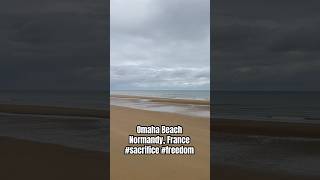 Omaha Beach in Normandy France sacrifice freedom [upl. by Bondon]