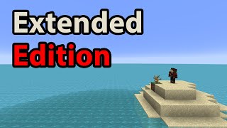 Can You Actually Beat Minecraft from an Island Extended Edition [upl. by Faun126]