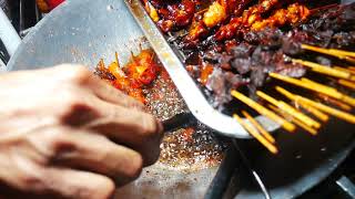 PHILIPPINES STREET FOOD  BOPIS ON A STICK  INNARD SKEWERS [upl. by Ridinger90]