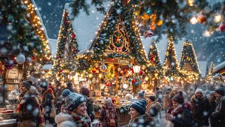 Heavy Snow Transforms Zurich Christmas Market on Opening Day 2024 into a Fairytale [upl. by Pamella]