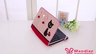 Mandier Laptop Cover Fashion Handmade Original Design Dust Cover Family Use [upl. by Bikales]