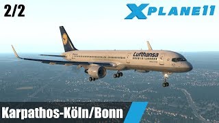 Boeing 757200  Karpathos  KölnBonn 22  XPlane 11 [upl. by Kraus]