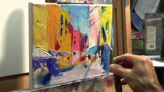 How to Oil Paint Tips tricks with the palette knife [upl. by Coe374]