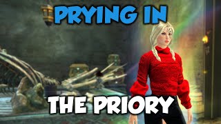 Guild Wars 2 Prying in the Priory Achievement Trial and Error [upl. by Einneg]