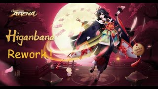 Higanbana Rework Gameplay  Onmyoji Arena [upl. by Forster987]