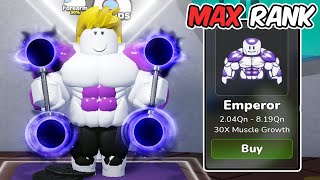 We Finally Unlocked Emperor Body Alter in Roblox Gym League [upl. by Taite]