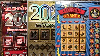 WIN🍀🍀200X 2025 and Lotteria🤑🤑CA lottery Scratchers🍀🍀🤑🤑 [upl. by Geirk]