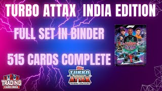 Turbo attax Complete Full set 515 Cards in Binder Including all Rare Cards With Parallels [upl. by Atiuqihs]