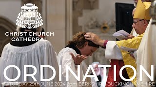 The Ordination of Deacons Saturday 29th June 2024 2pm [upl. by Neb70]