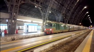 Milano Centrale il rientro del treno storico dopo il viaggio di ritorno da Como3 dicembre 2023 [upl. by Lateehs]