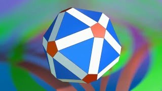 Rhombicosidodecahedron  Ромбоикосододекаэдр Expanded Dodecahedron or Expanded Icosahedron [upl. by Alonso594]