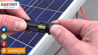 Hoe zelf je zonnepanelen plaatsen  Zelfbouwpakket pv zonnepanelen [upl. by Aynam]