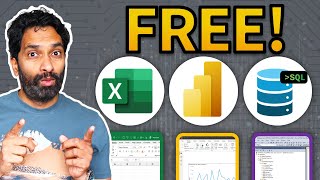 How to get Excel amp MS Office for FREE Power BI  SQL too [upl. by Nigam]