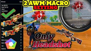 MEMU FAST AWM MACRO TUTORIAL  MEMU PLAYER FULL MACRO SET UP GUIDE FOR HEADSHOT😱IN FREE FIRE [upl. by Ahen]