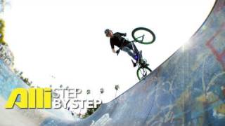 How To OverIcepickToBackOver Drew Bezanson Alli Sports BMX Step By Step Trick Tips [upl. by Eznyl]