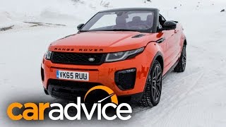 2017 Range Rover Evoque Convertible Review [upl. by Nohtanoj885]