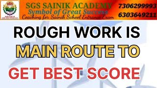 ROUGH WORK IS MAIN ROUTE TO GET BEST SCORE [upl. by Droc]