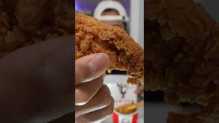 KFC Chicken Tenders NEW Original Recipe… mukbang foodie foodreview kfc [upl. by Ahsitam]