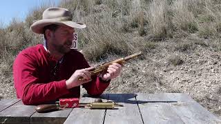 Shooting a Flintlock Pistol  A Repost [upl. by Margetts836]