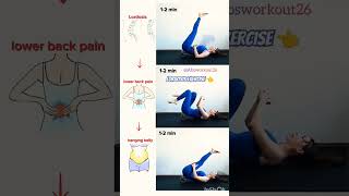 Loss of lordosis  Exercise for back pain lordosis shorts ytshort weightloss absworkout26 [upl. by Aem65]