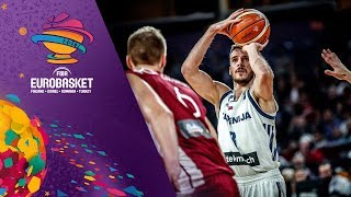 Slovenia v Latvia  Full Game  QuarterFinal  FIBA EuroBasket 2017 [upl. by Tterej]