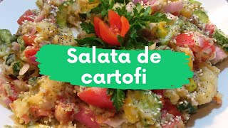 Salata de cartofi perfecta pentru perioada de post [upl. by Assenahs]