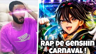 Killua reage ao RAP DO GENSHIN DE CARNAVAL spoiler eu gostei [upl. by Lovash]