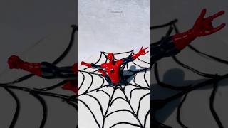 SPIDERMAN THEME DESIGN 🕸️🤩ShahinaAssainarspidermanthemecake redvelevet [upl. by Yellah20]